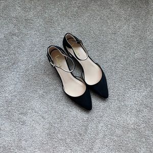 Lucinda Black Mini Heels from Lulu’s